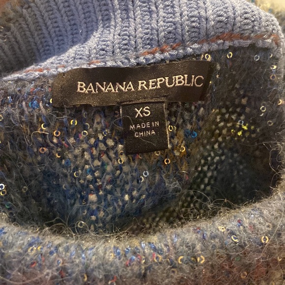 Banana Republic super cute sparkly colorful pullover sweater size XS - Picture 3 of 4